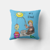 装飾用クッションフィッシャーマンフィッシュ#1パパ クッション (裏面)