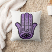 装飾用クッションフィーチャーHamsaハンドデザイン クッション (ブランケット)