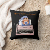 装飾用クッションブラックもっとコーヒーお願い クッション (ブランケット)