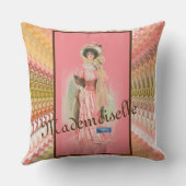 装飾用クッションホワイト（マドモワゼル） RFPMDesigns ©️ 2024 クッション (裏面)