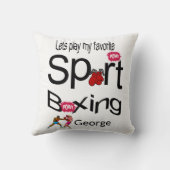 装飾用クッションボクシングスポーツ クッション (裏面)