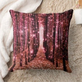 装飾用クッションマジカルフォレストピーチピンク クッション (ブランケット)