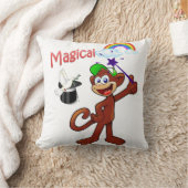 装飾用クッションマジカルレインボーモンキー クッション (ブランケット)