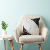 装飾用クッションマーブル白黒 クッション (椅子)