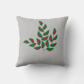 装飾用クッションメリークリスマスグレー クッション (裏面)