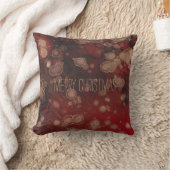 装飾用クッションメリークリスマスブルゴーニュ赤 クッション (ブランケット)