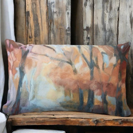 装飾用クッションモダンオレンジ色の黄褐色の木 ランバークッション