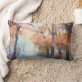 装飾用クッションモダンオレンジ色の黄褐色の木 ランバークッション (ブランケット)