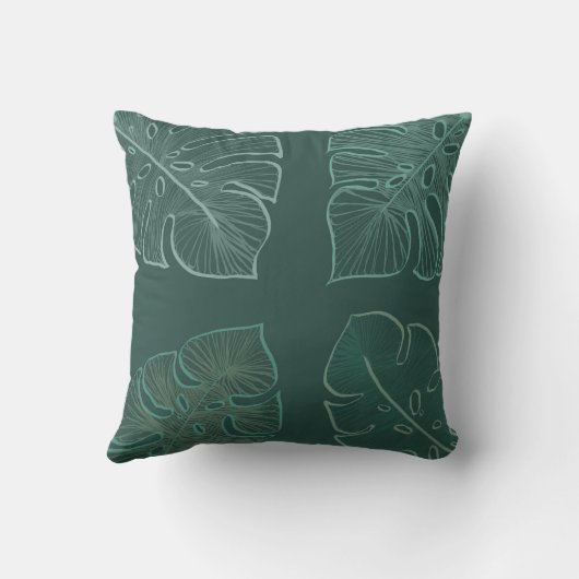 装飾用クッションモンテラ クッション (裏面)