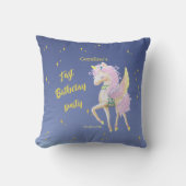 装飾用クッションユニコーンとの最初の誕生日。 クッション (正面)