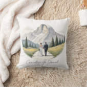 装飾用クッションヨセミテ国立公園テーマ結婚 クッション (ブランケット)