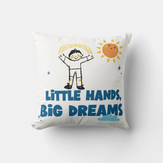 装飾用クッションリトルハンズビッグドリームズ クッション (正面)