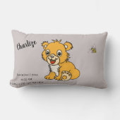 装飾用クッションリトルライオン ランバークッション (正面)
