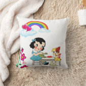 装飾用クッションレインボーキャットフローラヴィンテージドッグ クッション (ブランケット)