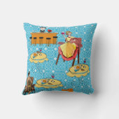 装飾用クッションレトロウーマンディン クッション (裏面)