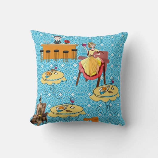 装飾用クッションレトロウーマンディン クッション (正面)