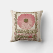 装飾用クッションヴィンテージシードカタログアート クッション (裏面)