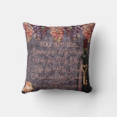 装飾用クッションヴィンテージラブ クッション (裏面)