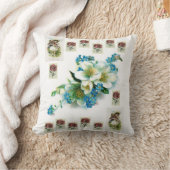 装飾用クッションヴィンテージ クッション (ブランケット)