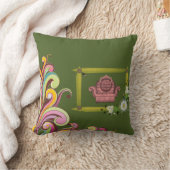 装飾用クッションヴィンテージ クッション (ブランケット)