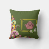 装飾用クッションヴィンテージ クッション (裏面)