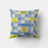 装飾用クッションヴィンテージ クッション (裏面)