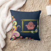 装飾用クッションヴィンテージ クッション (ブランケット)