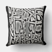 装飾用クッション付き抽象デザイン クッション (裏面)