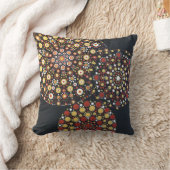 装飾用クッション付き花火デザイン クッション (ブランケット)