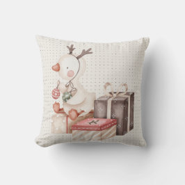 装飾用クッション付き/クリスマスダック クッション