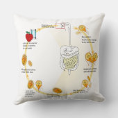 装飾用クッション図ギアディア寄生虫 クッション (裏面)