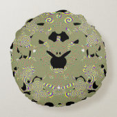 装飾用クッション子供へ ラウンドクッション (裏面)