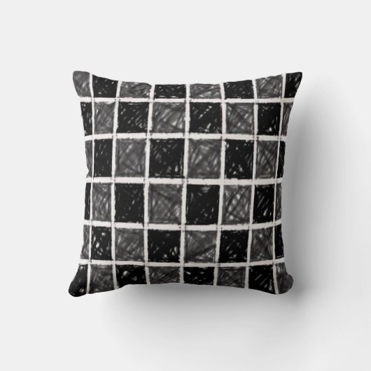 装飾用クッション市松模様に クッション (裏面)