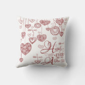 装飾用クッション後ずっと二枚舌を巻き続ける クッション (裏面)