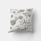 装飾用クッション後ずっと二枚舌を巻き続ける クッション (裏面)