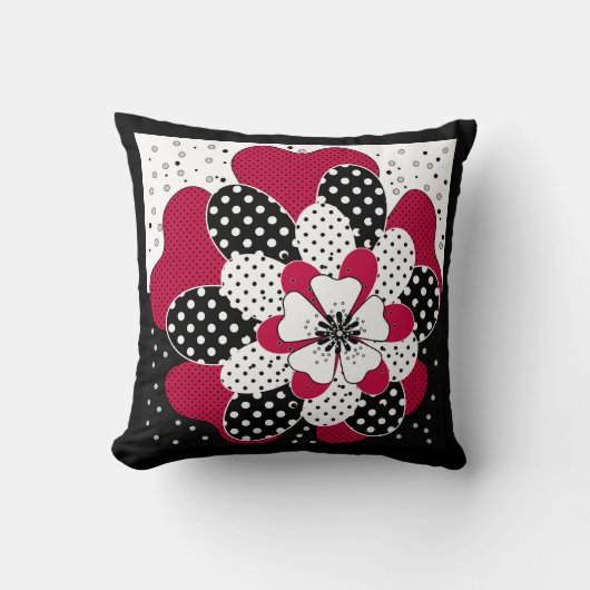 装飾用クッション抽象芸術キルティングパッチワークパッチ クッション (正面)