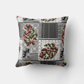 装飾用クッション抽象芸術パッチワークキルティングキルトret クッション (裏面)