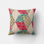 装飾用クッション抽象芸術パッチワークキルティングキルトret クッション (裏面)