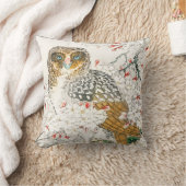 装飾用クッション日本のフクロウプリントパーソナルイニシャル クッション (ブランケット)