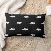 装飾用クッション日本の雲 ランバークッション (ブランケット)