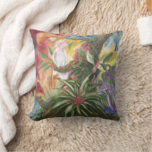 装飾用クッション極楽鳥 クッション (ブランケット)