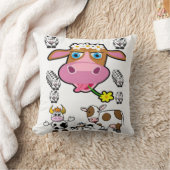 装飾用クッション牛 クッション (ブランケット)