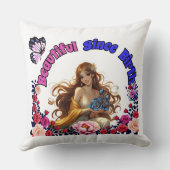 装飾用クッション生まれ美しい クッション (裏面)