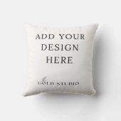 装飾用クッション空白のテンプレート独自の16x16を作成 クッション (裏面)