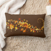 装飾用クッション紅葉 ランバークッション (ブランケット)