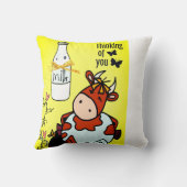 装飾用クッション考えズオブユーカウミルクフローラ クッション (裏面)