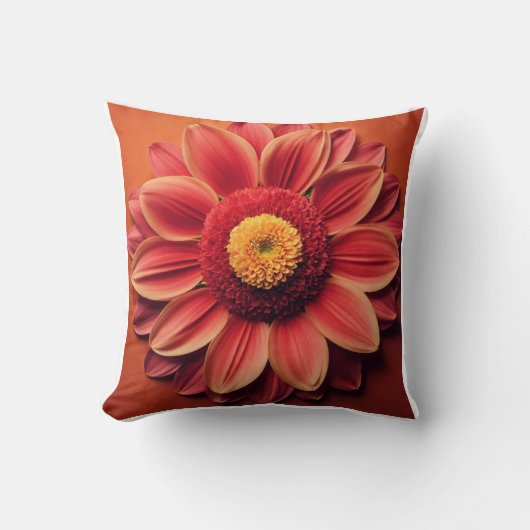 装飾用クッション花柄 クッション (正面)