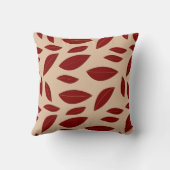 装飾用クッション赤葉 クッション (裏面)