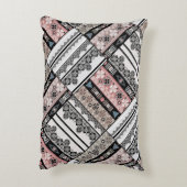 装飾用クッション部族民族幾何学伝統的的 アクセントクッション (裏面(縦))