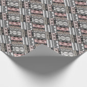 装飾用クッション部族民族幾何学伝統的的 ラッピングペーパー (角)